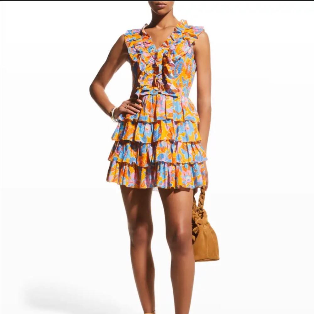 Floral Ruffle Mini Dress